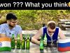 Beer challenge to Russian by an Indian in Canada || Russian vs Indian