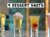 Four Dessert Shots