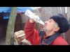 RUSSIAN MAN DRINKED 3 BOTTLES OF VODKA IN 5 MINUTES.