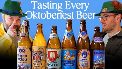 Drinking all six official Oktoberfest beers!